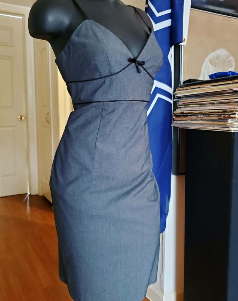 Grey pencil dress